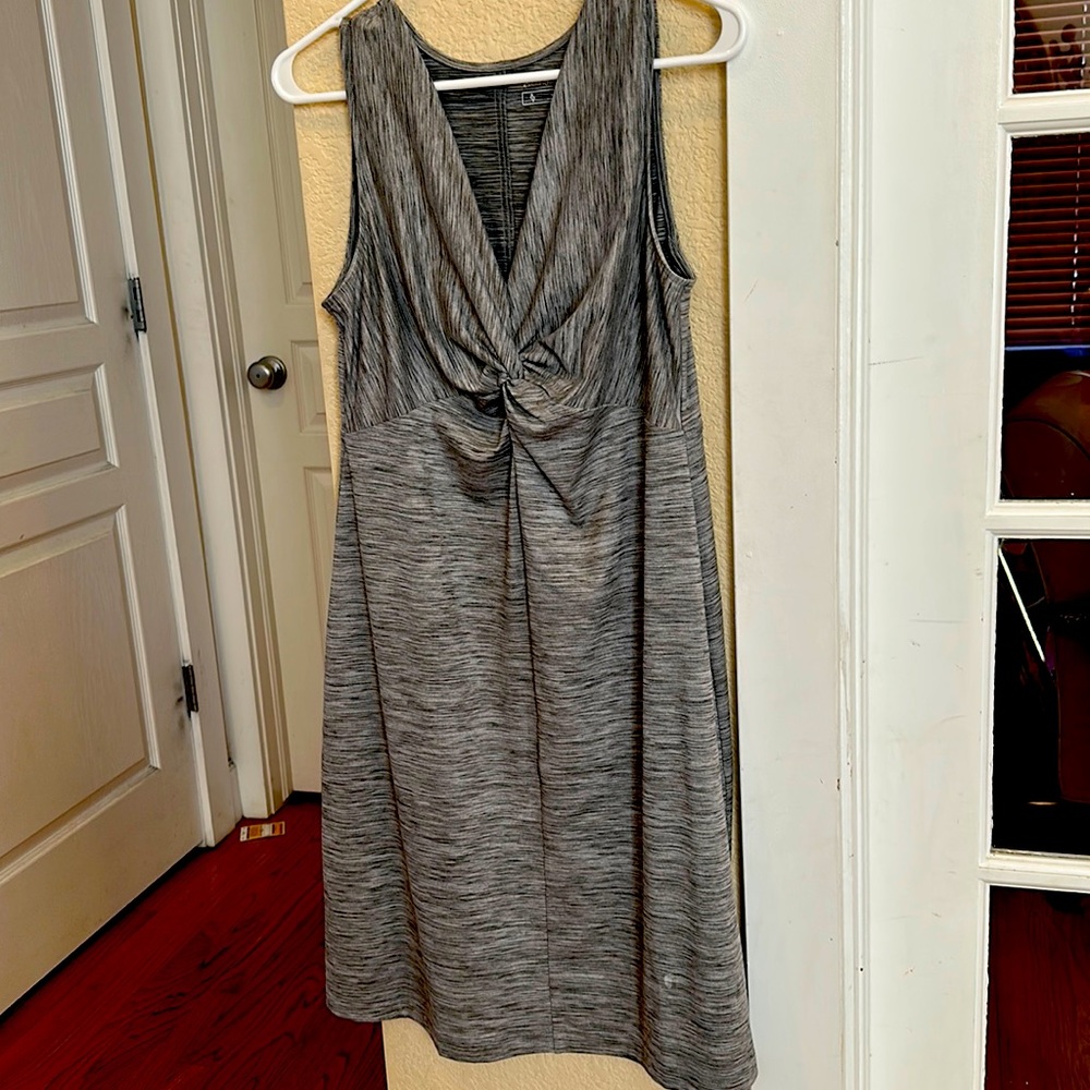Eddie Bauer Twist Grey Dress
